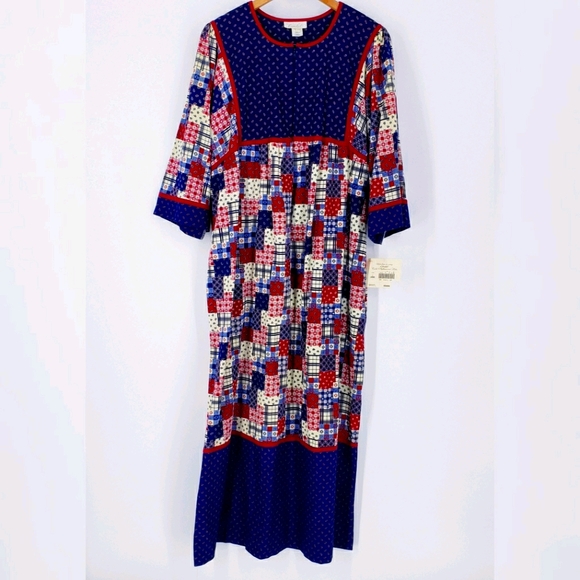 Vintage Other - Vintage SEARS CACHET Patchwork Nightgown New